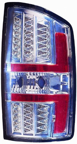 Depo 334-1909PXASVC Dodge Ram Pickup Chrome LED Tail Light