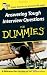 Answering Tough Interview Questions for Dummies