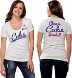 Chicago Cubs Women's Vintage Thermal T-Shirt - By Alyssa Milano