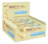 Cheap thinkThin Protein Bar, White Chocolate, Gluten Free, 2.1-Ounce Bars (Pack of 10) by thinkThin