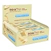 thinkThin Protein Bar, White Chocolate, Gluten Free, 2.1-Ounce Bars (Pack of 10)