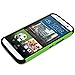 HTC One M9 Case, MagicMobile [Dual Armor Series] Rugged Durable [Impact Shockproof Resistant] Double Layer Cover [Hard Shell] & [Flexible Silicone] Case for HTC One M9 Case - Black / Green with Screen Protector