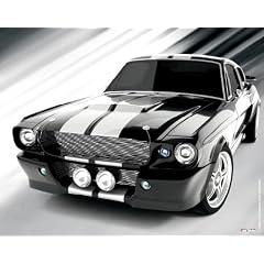 Mustang - Mousepad 19 EPDM-Kautschuk, fest, elastisch, abriebsicher, PVC-frei - Gr�sse 24x19 cm