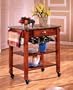 Bernards 7430 Marble Island Kitchen Cart