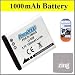 Olympus VR-350 Digital Camera Battery - Premium LI-50B Battery+ LCD Screen Protectors + Micro Fiber Cleaning Cloth
