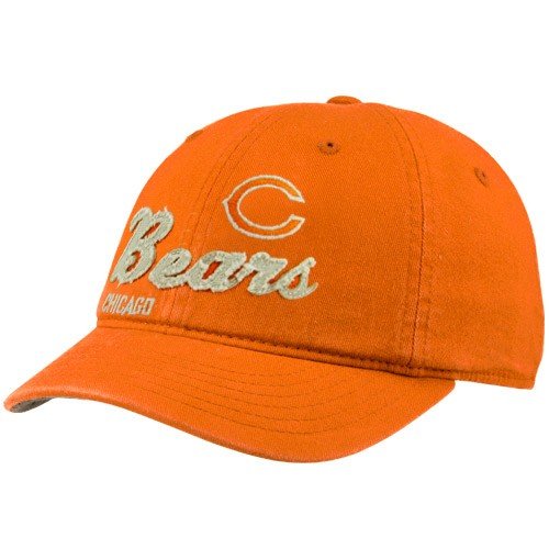 Reebok Chicago Bears Ladies Orange Charlie Slouch Adjustable Hat (One Size)