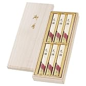 ご進物・ご贈答用お線香『薫寿堂　花琳（桐箱　短寸　６把入り）』