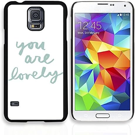 PEP Pattern Hard Plastic Back Case Cover for Samsung Galaxy S5 (You Are Lovely)