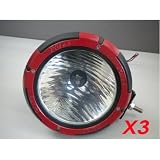 7 HID Xenon Off Road Light Offroad Fog Driving Lights for SUV Jeep ATV UTV Set of 3 by HID