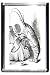 Clear Acrylic Fridge Magnet Alice in Wonderland Tenniel Lobster Primping Before the Mirror