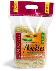 Tiger Cantonese Noodles, Chow Mein Style, 3.3-Pound Resealable Bag