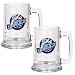 Utah Jazz NBA 2pc 15oz Glass Tankard Set - Primary Logo by Great American Products