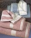 Armani International, Faccia dei Colori Collection, European Made 2 Towel-Sets, 6-pc, Simple Yet Elegant!