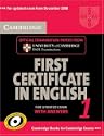 Cambridge First Certificate in English 1 for updated exam Student's Book with answers