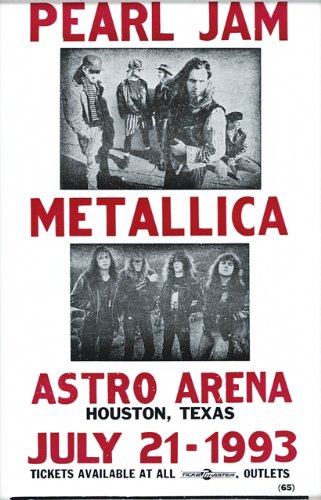 Pearl Jam and Metallica 14