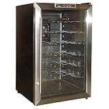 Vinotemp 28-Bottle Free-Standing Wine Cellar - Black (VT28TEDS)
