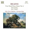 Brahms - Four Hand Piano Music, Vol 4
