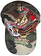 Men's Ed Hardy Hat Baseball Cap Camo New York City