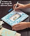 Umbra 4x6-Inch Doodlebook Frame with 80 Tear-off Paper Sheets, White