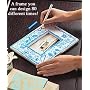 Umbra 4x6-Inch Doodlebook Frame with 80 Tear-off Paper Sheets, White