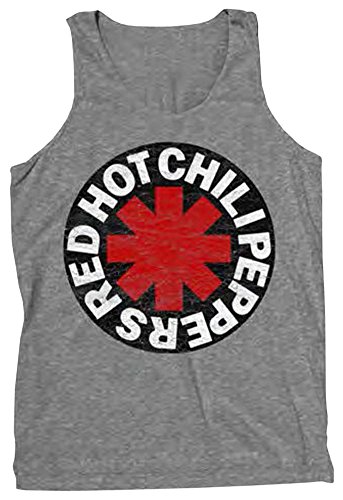 Tank Top: Red Hot Chili Peppers - Distressed Asterix Size S