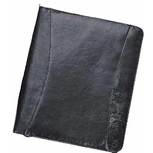 Buy Bellino Leather Zip-Around Pad Organizer by Bellino
