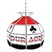 Trademark Four Aces stained glass Tiffany lamp - 16-inch diameter