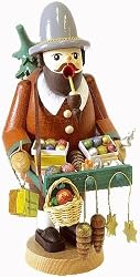 German Smoker - Vendor Selling Christmas Ornaments