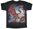 Unleashed Dark Fantasy Dragon T-Shirt by Liquid Blue 100% Cotton Teens & Adults Shirt