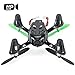 Hubsan H107C HD 61170-02 4 Channel 2.4GHz RC Quad Copter with HD Camera (Green/Black)