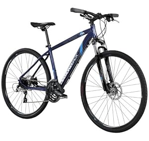 Diamondback Bicycles 2014 Trace Sport Dual Sport Bike with 700c Wheels, Blue, X-Large
