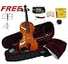 Merano MV500 4/4 Full Size Ebony Oil Varnish Flamed Violin,Case,Bow+Extra Set of Strings+Extra Bridge+Shoulder Rest+Music Stand+Metro Tuner+Rosin+Mute