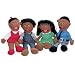 African American Family Puppet Set