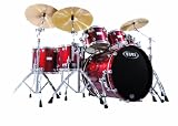 Mapex Saturn Series - Plus Bass Fusion Pop 22, 7-Piece Shell Pack, Cherry Sparkle