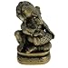 Handcrafted Sitting Ganesha Metal Statue Playing Dholak