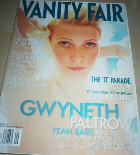 Vanity Fair Magazine September 2000 Gwyneth Paltrow (Single Back Issue)