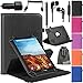 EEEKit 6in1 Starter Kit for Toshiba Excite Go AT7 C8/Lenovo Tab 2 A7/HP Stream 7,Rotaty PU Leather Cover Case,Car Charger,USB Cable,Earphone,Stylus