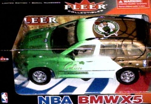 Boston Celtics 1/24 Scale Fleer NBA Diecast BMW X5 Car Basketball Collectible