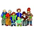 Hape Bamboo Collection Doll Family