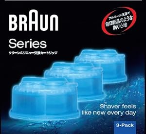 ブラウン クリーン&リニュー専用洗浄液カートリッジ(3個入) CCR3CR [HTRC3]