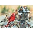 Cardinal's Rustic Retreat 500pc Jigsaw Puzzle by Janene Grende
