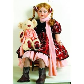 Sandra 36 Toddler Doll w Bear&Chair Duck House~Retired by Duck House Dolls