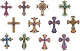 Refrigerator Fridge Magnet Collection Cross Set Of 12 Decoration Decor