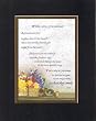 Touching and Heartfelt Poem for GrandParents - With Love, Grandmother Poem on 11 x 14 inches Double Beveled Matting
