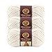 (3 Pack) Lion Brand Yarn 640-099 Wool-Ease Thick and Quick Yarn, 97 Meters, Fisherman