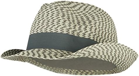 Men's UPF 50+ Paper Braid Fedora - Tan OSFM