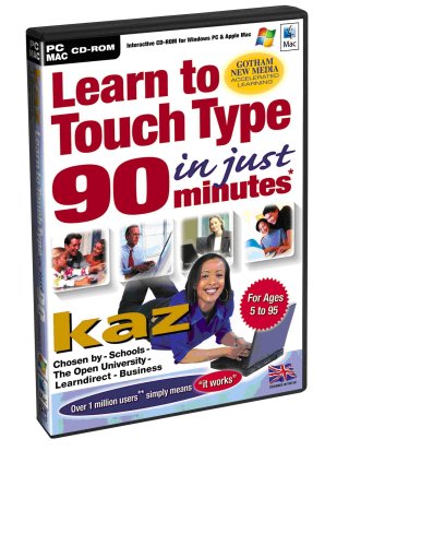 KAZ Version 19 - Learn To Touch Type in 90 Minutes (PC)
