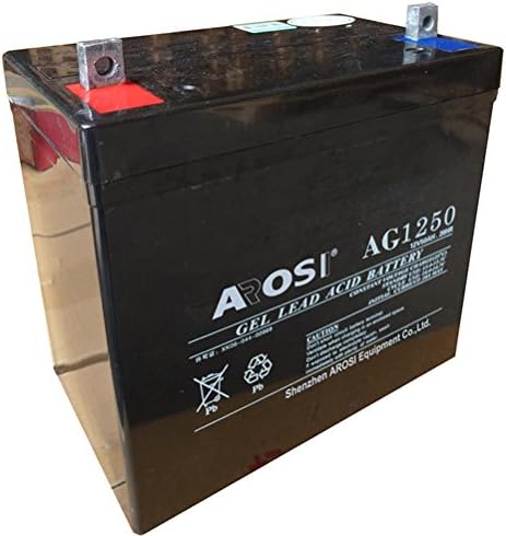 12V 50Ah Deep Cycle GEL Solar Battery 228(L)*139(W)*198(H)*222(TH)mm Color Green