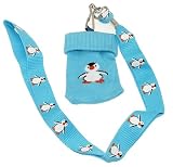 Cool - PENGUIN - Funky Sock Mobile Phone / MP3 Player Holder / Bag / Pouch With Neck Cord / Lanyard