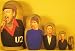 U2 Russian Nesting Doll Hand Made 5 Pcs / 6 - 7 in * #m1v7